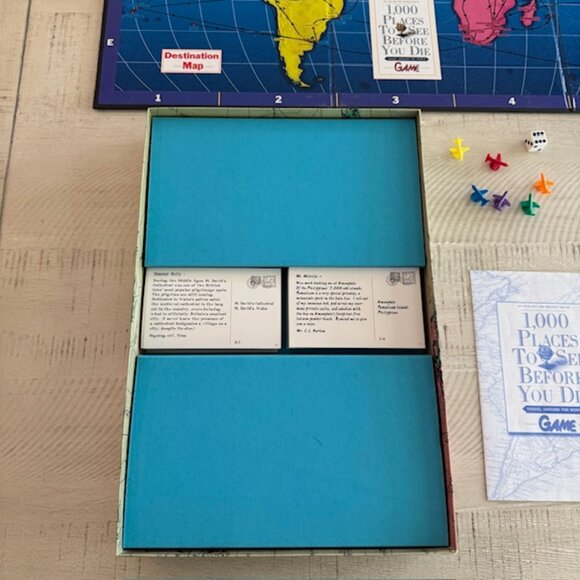 Vintage 2005 University Games 1000 Places to See Before You Die Game - Picture 6 of 11